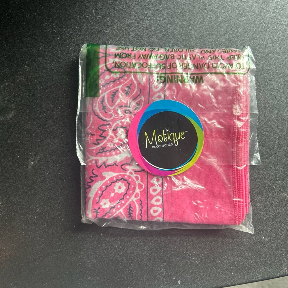 Motique Pink Bandana